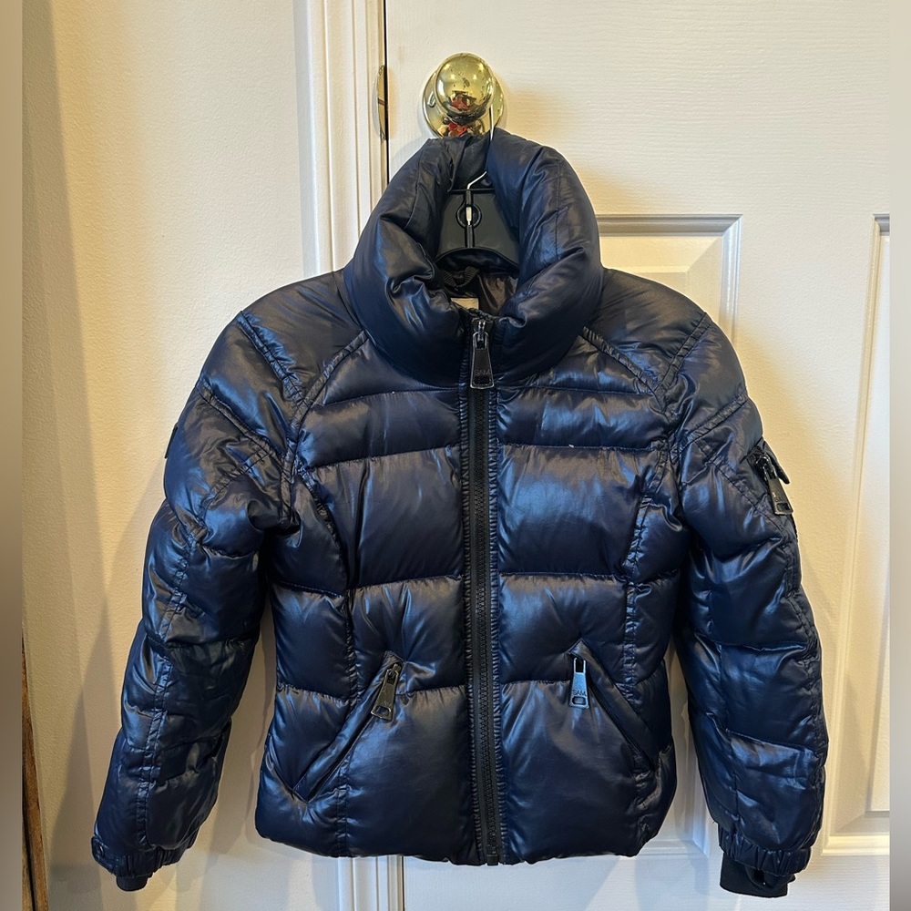 SAM. Girls down jacket Navy Blue size 8